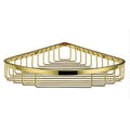 Modern Brass Finish Corner Shelf Wall Mounted Bathroom Toilet Accessories Eco-Friendly Custom Size Hotel Use