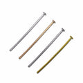 Sterling Silver Head Pins Flat Head Pin 0.5mm