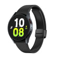 Magnetic Buckle Silicone Strap for Samsung Galaxy Watch 6 43 47mm Classic Wrist Band Curved End Watch Strap