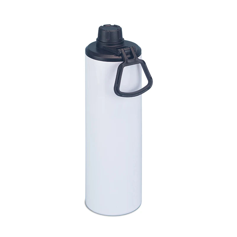 Sublimation Stainless Steel Vacuum Blank Tumbler Travel Mug 20 oz Skinny Sublimation Tumblers with Metal Straw