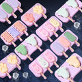 D-0026 DIY  Food Grade Silicone Ice Cream Freezer Mold  Popsicle  Ice Cream Mold