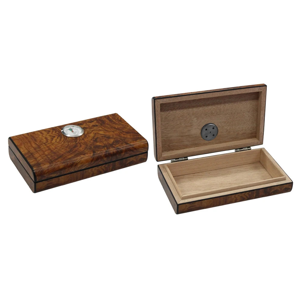 Custom Modern Empty Blank Wholesale Manufacturer Single Sleeve Slide Lid Pack Wood Cigar Box Spanish Cedar Wooden Cigar Humidor