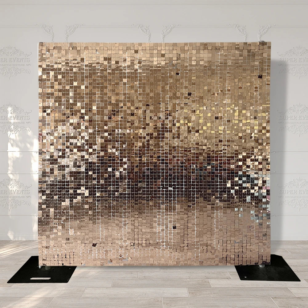 Free Shipping Supere 30cm*30cm Sequin Panel Backdrop 3-Year Quality Warranty Shimmer Wall Decorative for Wedding Party Custom
