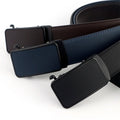 Customizable Metal Automatic Buckle Leather Belt High-end Atmosphere Men Leather Belt to Match Casual Business Formal Wear