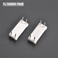 TS-H60 ABS Invisible Plastic Frame Hard Wall Hook Plastic Hook Hangers with Nails