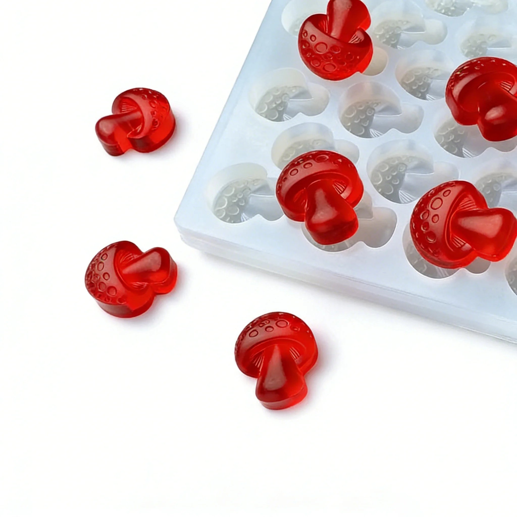 4ml Custom Eco-Friendly Gummy Candy and Chocolate Silicone Mold Square Shape Easy to Demould for Sale