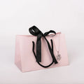 Custom Gift Lip Gloss Little Lipstick Beauty PR Shopping Ring Jewelry Jewellery Packaging Paper Bags With Satin Ribbon Tie Bow