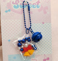 Creative Christmas Resin Keyrings Snowman Clay Sprinkles Mix Charms Bead Chains Metallic Metal Jewelry Findings Bags Cars Orname