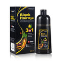 Fast Shipping in Stock 3 in 1 Natural Herbal Magic Fast Brown Permanent Wash Black Hair Dye Shampoo