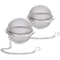 Mesh Tea Infuser Strainers Filters Tea Ball Interval Diffuser Stainless Steel Tea Strainer
