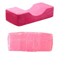 2024 Hot Sale Eyelash Extension Neck Pillow U-Shape Curve Salon Neck Pillow with Pockets Wholesale for Beauty Salon on the Side