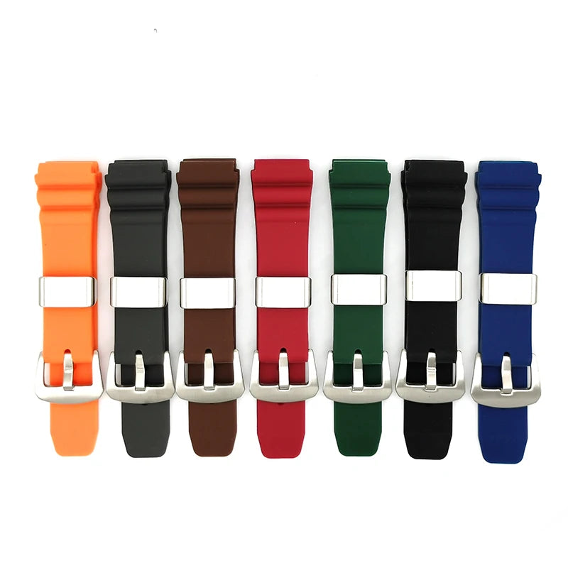 22mm Silicone Rubber Watch Band Watch Strap
