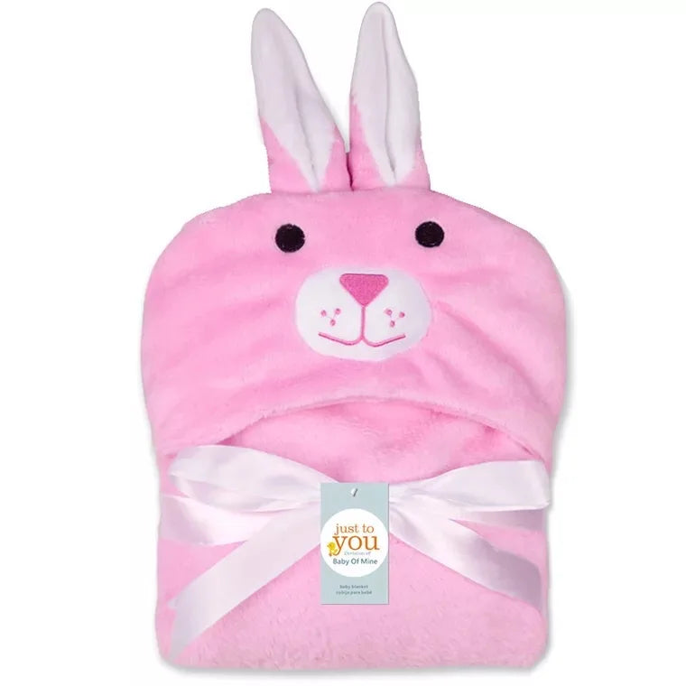 Hot Selling Flannel Fleece Animal Hooded Soft Children's Hooded Cloak Cartoon Baby Coral Fleece Kids Bath Blanket