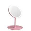 Small Folding Portable Makeup Mirror LED Lighted Desktop Makeup Mirror Smart Mirror Touch Screen with Led Light