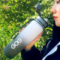 2022 New Arrival Flip Top Leakproof BPA Free 32oz Motivational Fitness Sports Water Bottle with Time Marker