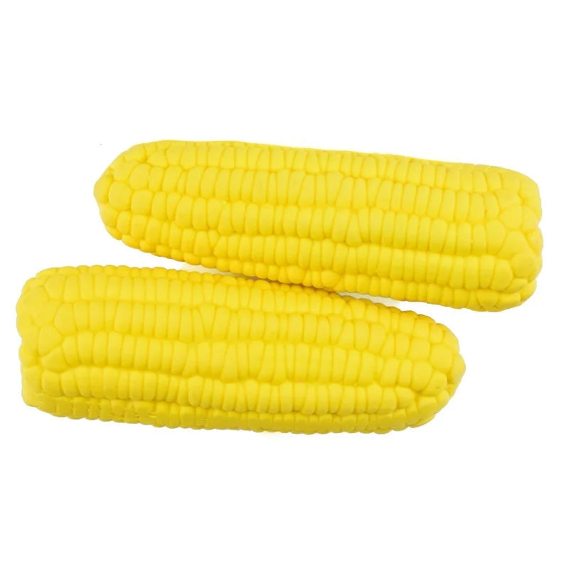 Eco-Friendly New Squeak Pet Toy Latex Corn Simulation with Durable Teeth Resistant Vinyl and Rubber Material