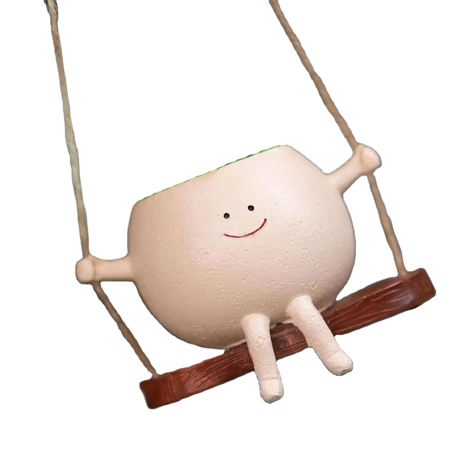2024 Best-Selling Cute Hanging Resin Flower Pot Swing Flower Pot Indoor and Outdoor Decorative Flower Pot Wholesale Price
