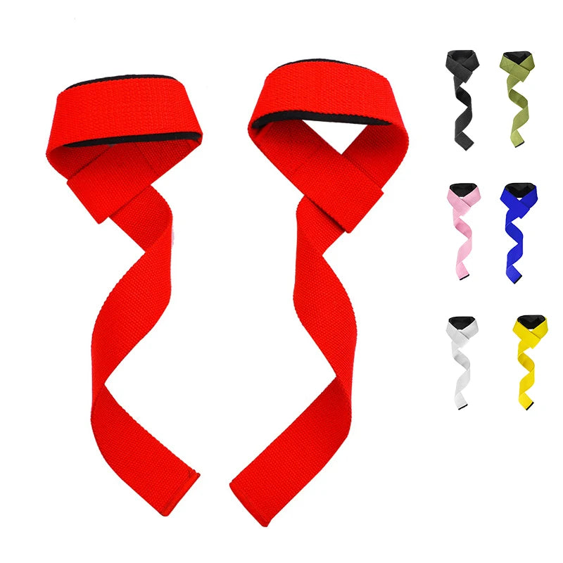 Workout Gym Accessories Deadlift Straps Powerlifting Bodybuilding Wrist Support Wraps