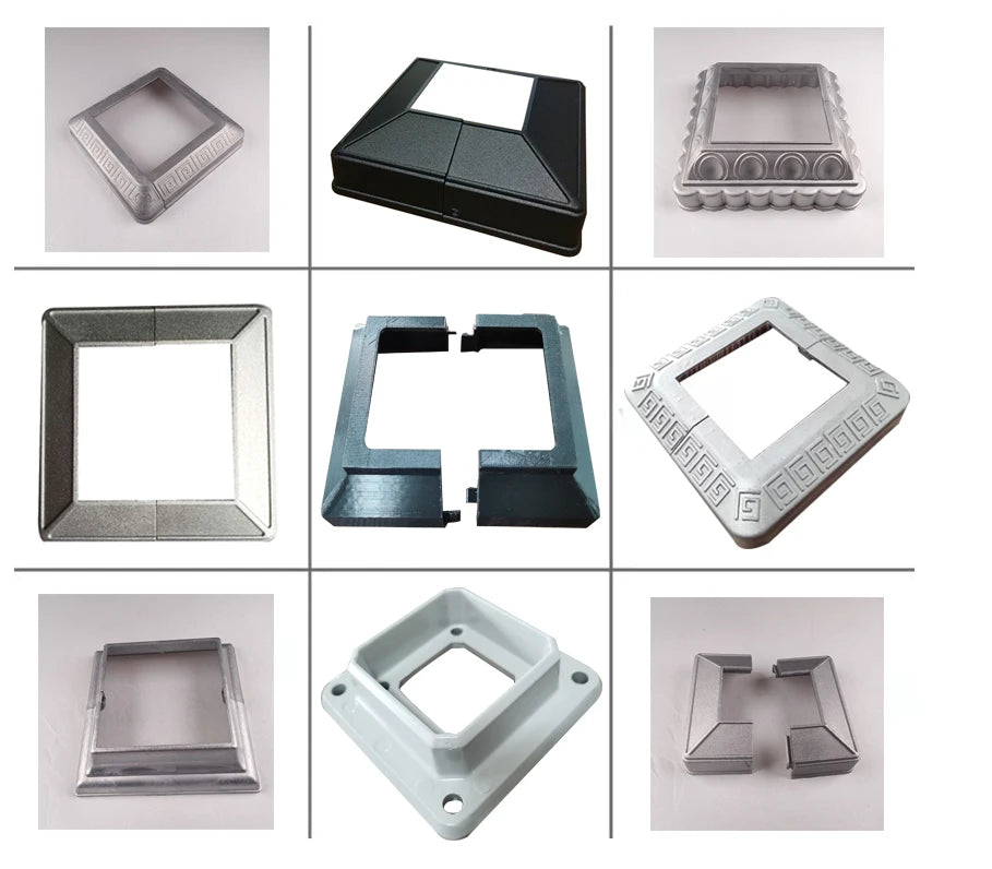 Customized Aluminum Fence Hardware and Accessories with Waterproof Rot Proof Features for Pressure Treated Timbers