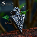 SS8-155P Steel Soldier Simple Dominant Jewelry Triangle Honeycomb Pendant Character for Man Stainless Steel Jewelry