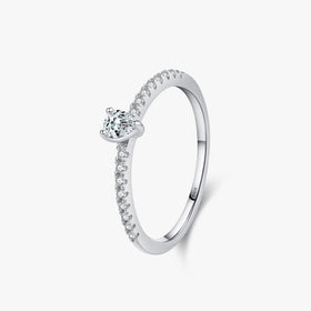 Ailmay 925 Sterling Silver Luxury Water Drop Zirconia Wedding Finger Ring for Women Wedding Engagement Fine Female Jewelry Gift