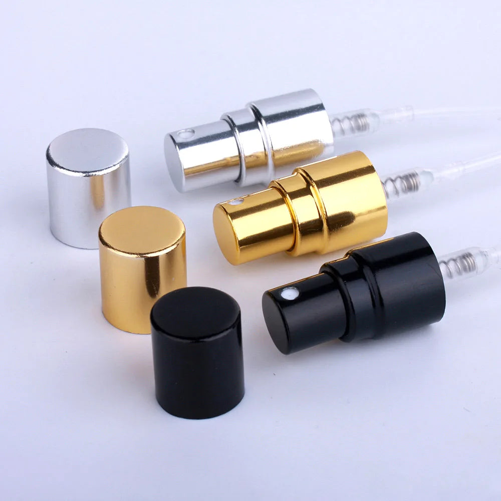 Custom Perfume Mist Spray Metal Screw Neck Perfume Pump Sprayer for Perfume Glass Bottle