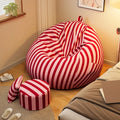 Modern Reclining Bean Bag Lazy Sofa with Detachable Cloth Cover Eco-friendly Materials Convenient to Carry Easy Cleaning Design