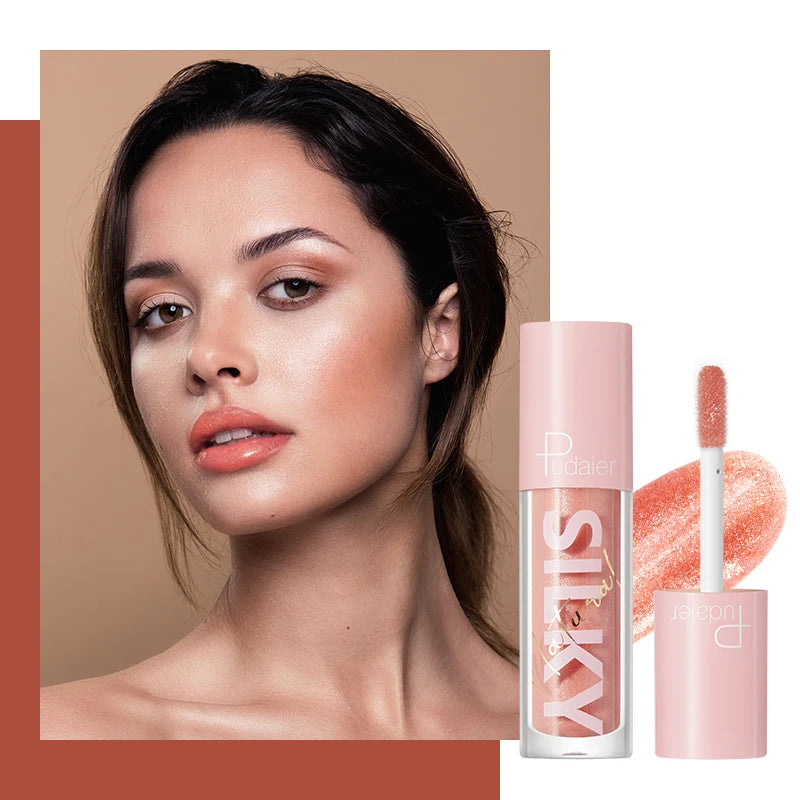 Free Sample Wholesale Moisturizing Shimmer Lip Gloss Private Label Long Lasting Waterproof Organic Lips Makeup
