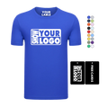 CB052-ZD Free Labels Print 180gsm 100% Cotton O-Neck Tshirts Casual Custom Logo Printed Blank Women's Tshirts Wholesale for
