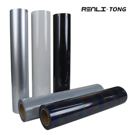 Renlitong PU Reflective Heat Transfer Vinyl (HTV) Roll with PU Material High Clarity Compatible All Cutting for Fabric Transfer