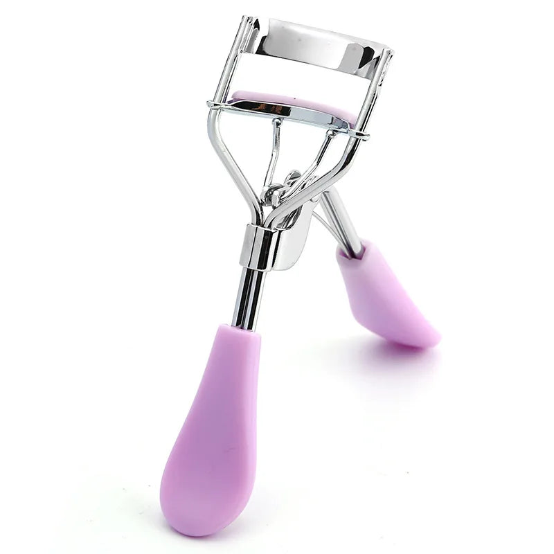 OEM Custom Logo Steel Eyelash Curler Edge-Free Makeup Tool Bulk Order Fast Shipping Ergonomic Spring-Loaded