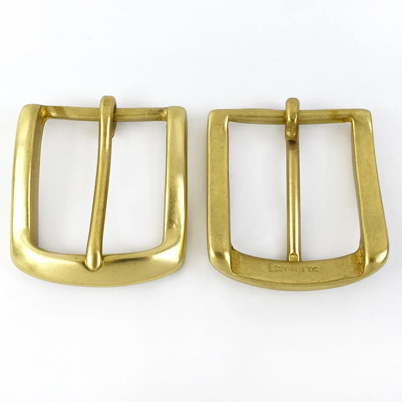 Deepeel KY538 35MM Belt Accessories Solid Brass Buckle for Belt Wholesale Pin Brass Belt Buckle