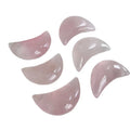 Wholesale natural crystal moon rose quartz moons for gift