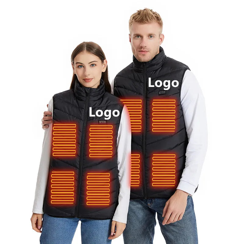 Custom Logo Heating Vest Gilet Chauffant Rechargeable Heated Hunting Vest for Men and Women