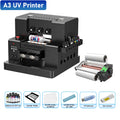 European Warehouse L805 Printhead A3 Size UV Printer High Speed Sticker Printing Machine for Custom Vinyl Decals and Transfers