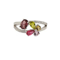 Butterfly Shape Colorful Zircon Ring 925 Silver Jewelry Rings for Women Fashion Jewelry Rings