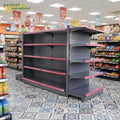 Custom Store Retail Gondola Shelves Supermarket Display Light Duty Promotional Grocery Metal Rack