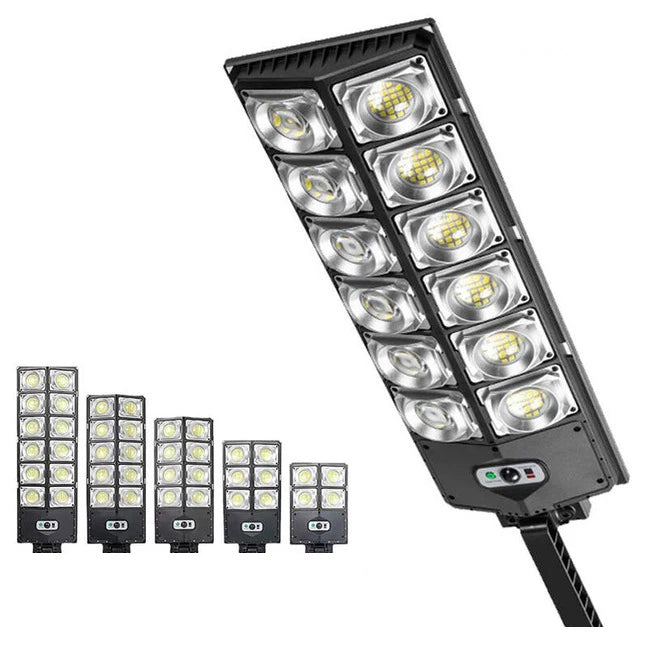 Wholesale New Outdoor Solar Powered Human Body Sensing Street Lights Remote Control Wall Lights Courtyard Garden Lighting