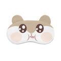 Super Soft Plush Cartoon Ice Compress Eyemask Adjustable Elastic Band Cute Travel Blindfold With Ice Bag Sleep Mask