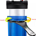 10 Inch Blue Plastic Filter Housing for Water Treatment Filter Housing