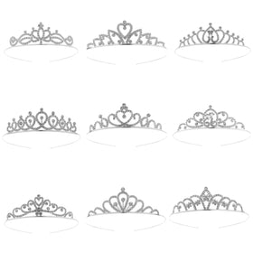 Party Children Tiara Girl Crystal Alloy Hair Tiara Crown Headband