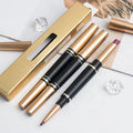Waterproof Long Lasting Double Head 24H Velvet Matte Lip Liner and Lipstick 2 in 1 Private Label Makeup Set