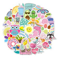 50PCS Cowboy Waterproof Adhesive Label Logo Die Cut Vinyl Stickers Luggage Graffiti Stickers Cartoon Die Cut Sticker for Luggage