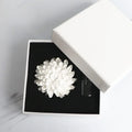 High Quality Stocked Home Fragrance Handmade Porcelain Flower Scented Ceramic Aroma Plaster Air Freshener Essential Oil Diffuser