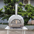 Customizable Desktop Clay Dome Pizza Oven Gas Powered LP Gas Steel Metal Baking 5 People Kitchen Use Source Charcoal Woods