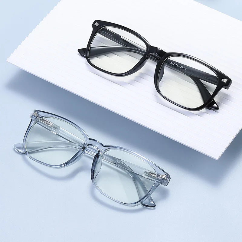 New Fashion Trend Wholesale Fashion Glasses Spring Legs HD for Men and Women Anti-Blue Light Reading Glasses