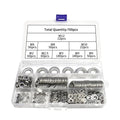 China Factory Stock 700pcs Stainless Steel Flat Washer Gasket Set Assortment Kits DIN125 SS M2 M2.5 M3 M4 M5 M6 M8 M10 M12