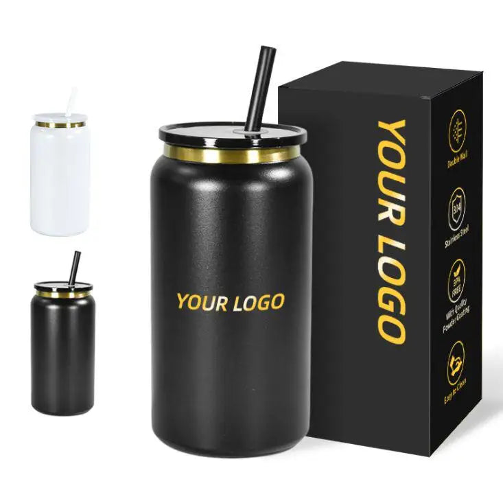 16oz Electroplate Gold Mug Double Wall Stainless Steel Tumbler Laser Engrave Gold