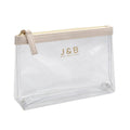 Wholesale Transparent Makeup Cosmetic Bag with Custom Printing Translucence Toiletry Wash Beauty Packaging Promotional Bag