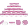 3ML 5ML 10ML 15ML 20ML Empty Sample Plastic Small Pot Jars with Lids Makeup Cosmetic Containers for Creams